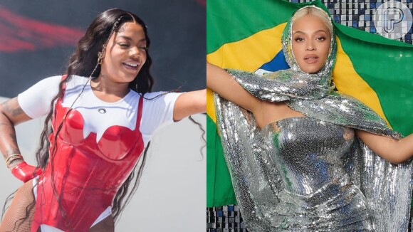 Ludmilla encontrou Beyoncé em passagem da cantora pelo Brasil