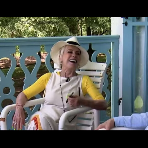 Ana Maria Braga recebeu a produção do 'Globo Rural' em sua fazenda