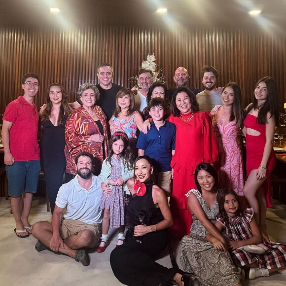 Sabrina Sato passou o Natal em família