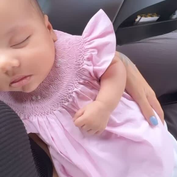 Mavie, filha de Neymar e Bruna Biancardi, completa 3 meses no dia 6 de janeiro