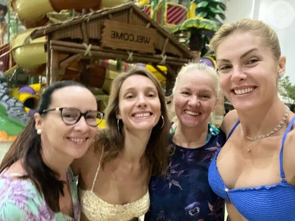 Ana Hickmann de férias levou a família para um resort de luxo em Atibaia que fica em São Paulo