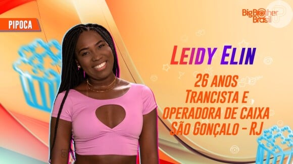 BBB 24: Primeira participante do grupo Pipoca é revelada e ela se chama Leidy Elin