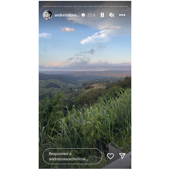 Andressa Urach estava em Santa Catarina e viajou para São Paulo de carro até que o 'surto' aconteceu