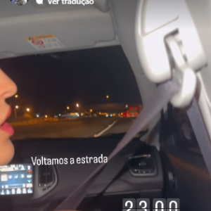 Andressa Urach e Arthur Urach suspeitaram de algum tipo de emboscada durante viagem de carro e trocaram engarrafamento por um hotel