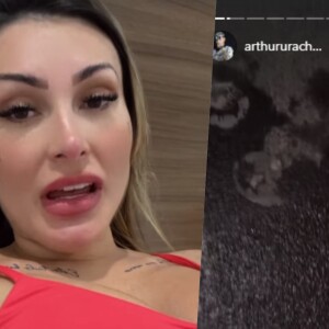 'Surtos': Andressa Urach, filmada por filho, desce do carro e faz xixi no meio de engarrafamento. Entenda!