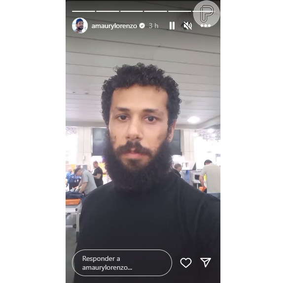 'Estou preso aqui, sem conseguir embarcar', revelou Amaury Lorenzo em episódio incomodo no aeroporto do Rio de Janeiro