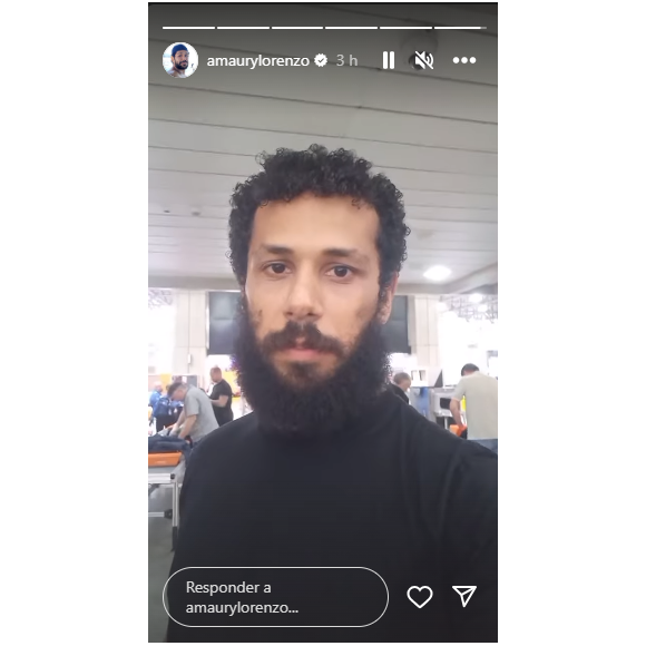 'Estou preso aqui, sem conseguir embarcar', revelou Amaury Lorenzo em episódio incomodo no aeroporto do Rio de Janeiro