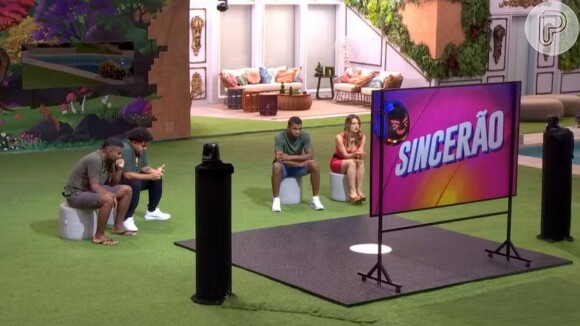 'BBB 24: Davi, Beatriz, Lucas e Pizane participam do primeiro Sincerão do programa