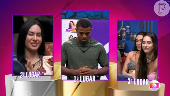 Sincerão no 'BBB 24': Davi escolhe Isabelle e Giovanna em pódio final