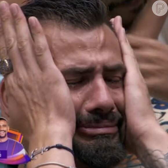 'BBB 24': Nizam chora ao ouvir que Pizane foi eliminado