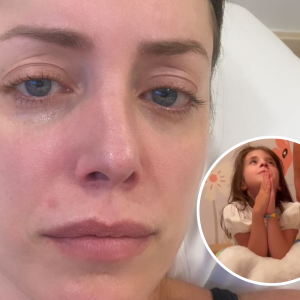 Fabiana Justus recebeu o carinho das filhas gêmeas, que rezaram pela recuperação da mãe