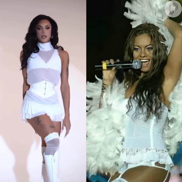 Paulinha Abelha em 2005 e Pabllo Vittar em 2004: compare os looks das estrelas