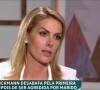 Entrevista de Ana Hickmann ao 'Domingo Espetacular' é o motivo da ação de Alexandre Correa contra a ex-mulher e a Record TV