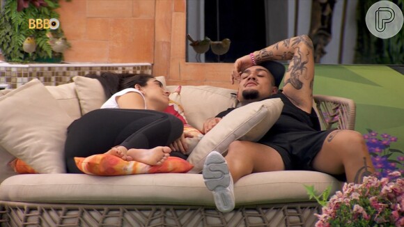 'BBB 24': Bin conversa com Giovanna sobre o jogo, após ser o primeiro eliminado da Prova do Líder