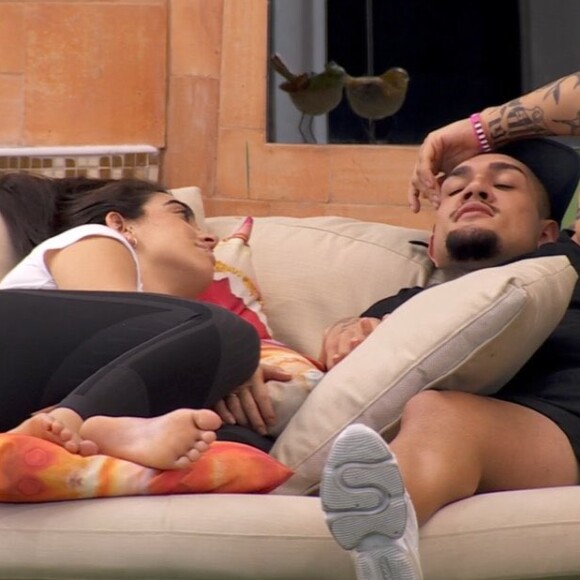 'BBB 24': Bin conversa com Giovanna sobre o jogo, após ser o primeiro eliminado da Prova do Líder