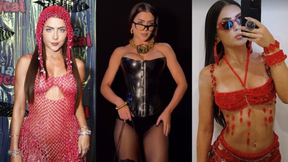 Transparência, decote ousado e minissaia: Jade Picon rouba a cena ao usar 3 looks em 1 noite no Carnaval 2024. Fotos!