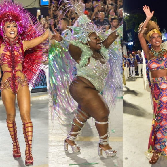 Carnaval RJ 2024: Jojo Todynho, Sabrina Sato, Adriane Galisteu e mais famosas esbanjam ousadia em looks de desfile no 2º dia. Fotos!