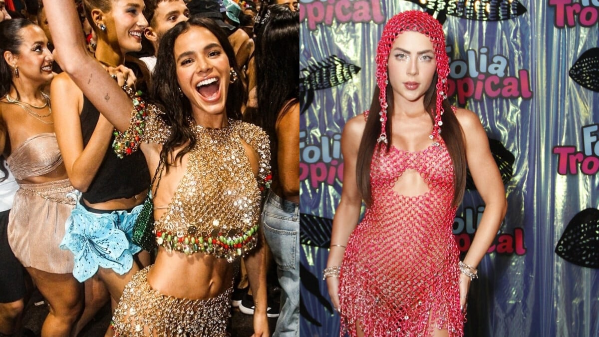 Look vazado foi a grande tendência do Carnaval 2024! 15 fotos de Bruna  Marquezine, Jade Picon e mais famosas que apostaram no estilo - Purepeople