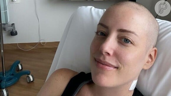 Fabiana Justus recebeu alta do hospital durante seu tratamento contra a leucemia