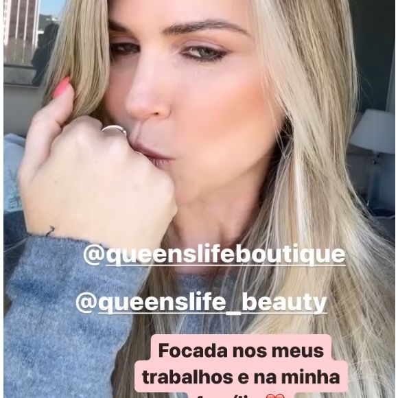 Susana Werner surgiu beijando aliança de casamento com Julio Cesar: 'Estou focada nos trabalhos e na minha família'