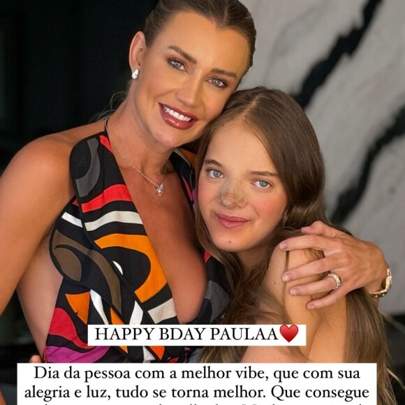 Rafa Justus divulgou a primeira imagem após o procedimento em uma foto com a madrasta Ana Paula Siebert