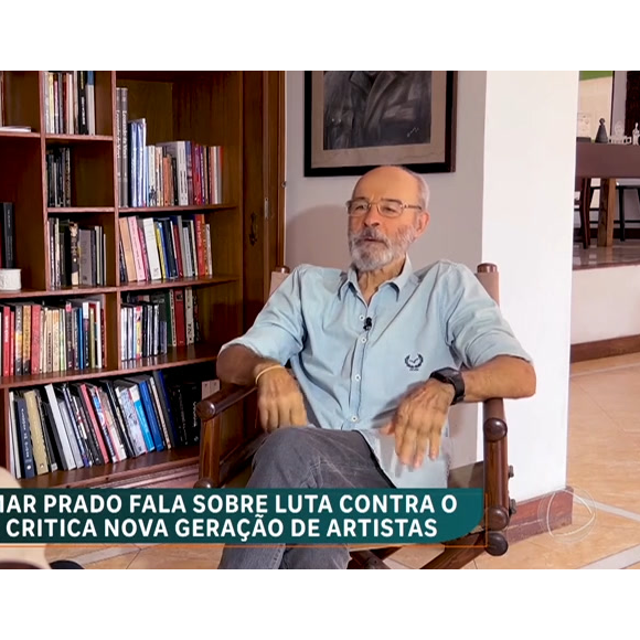 Osmar prado participou de uma entrevista no Domingo Espetacular, da Record TV