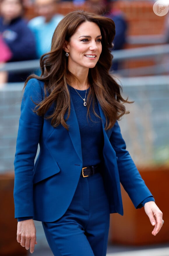 Kate Middleton não compareceu ao evento pois segue afastada da vida pública
