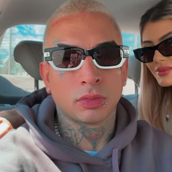 Neste sábado (30), MC Guimê assumiu namoro com Fernanda Stroschein