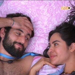 Isabelle e Matteus deram o primeiro beijo no 'BBB 24'!