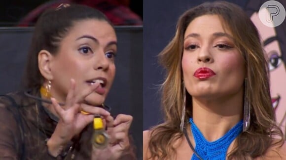 Fernanda dispara contra Beatriz no 'BBB 24': 'Tem um filme chamado 127 horas. Se eu tivesse a mão agarrada com você, não ia ser 127 horas, eu ia arrematar minha mão em 5 segundos'