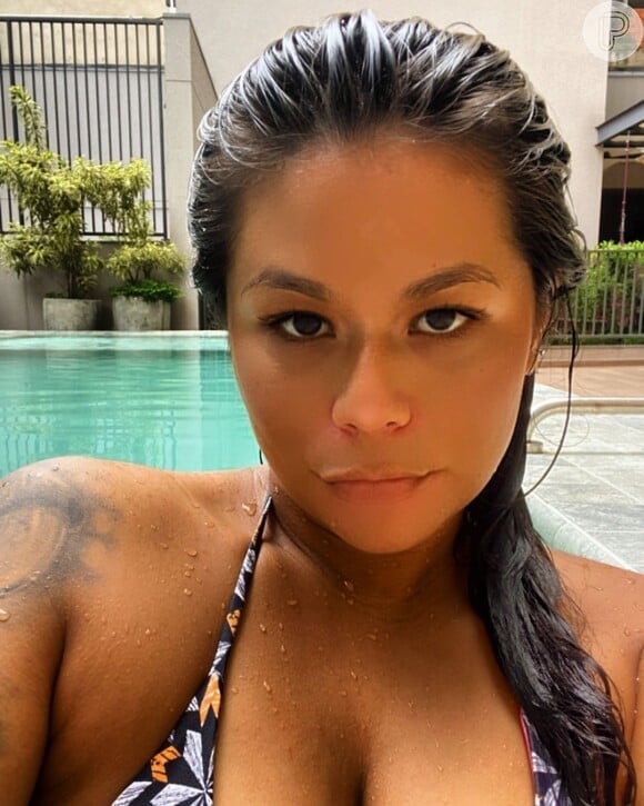 Pouca adepta de maquiagem, Eunice Baía esbanja a beleza natural da mulher indígena na web