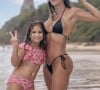 Após o fim da novela 'Elas por Elas', Deborah Secco saiu de férias junto da filha Maria Flor, de 8 anos