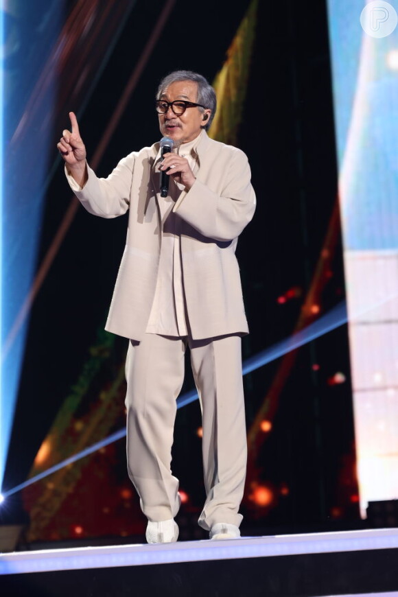 Jackie Chan continua aparecendo em alguns eventos de Hollywood