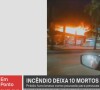 Fogo em pousada de Porto Alegre: oito pessoas foram levadas para hospitais, duas estão entubadas e outra com 20% do corpo queimado