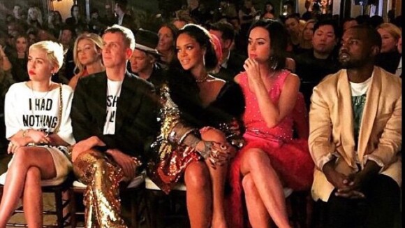 Miley Cyrus, Rihanna, Katy Perry e Kanye West prestigiam evento de moda em LA