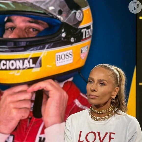 Adriane Galisteu afirma que documentário da Globoplay sobre Ayrton Senna é 'ficção'