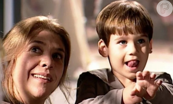 Na época com 2 anos, ator interpretou o filho de Ana Paula Arósio na ficção