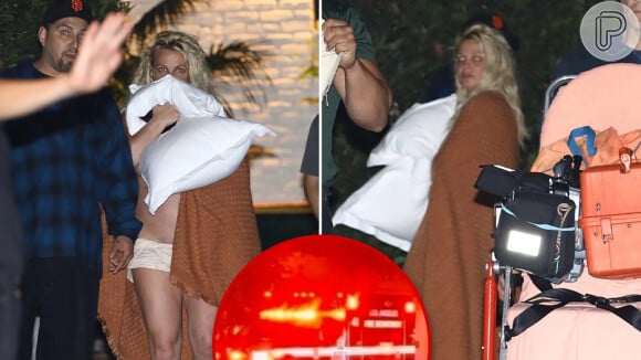 Britnet Spears foi vista do lado de fora de hotel onde teria brigado fisicamente com o namorado, Paul Soliz