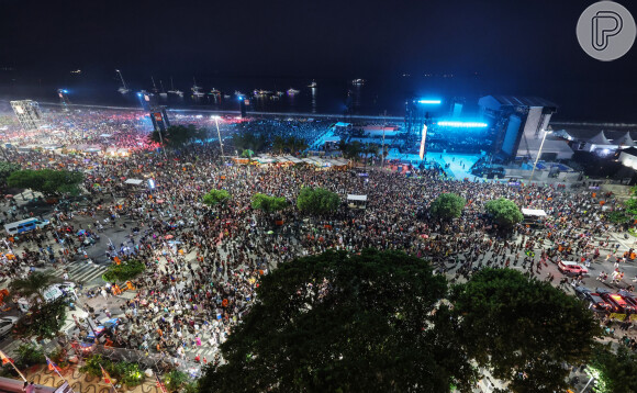 Segundo a prefeitura do Rio de Janeiro, o show de Madonna em Copacabana foi assistido por 1,6 milhões de pessoas