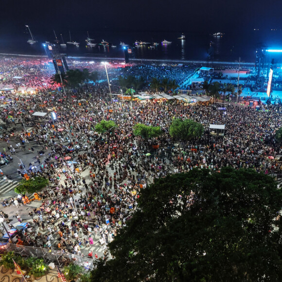 Segundo a prefeitura do Rio de Janeiro, o show de Madonna em Copacabana foi assistido por 1,6 milhões de pessoas