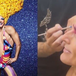 Reynaldo Gianecchini se montou de drag queen pela primeira vez