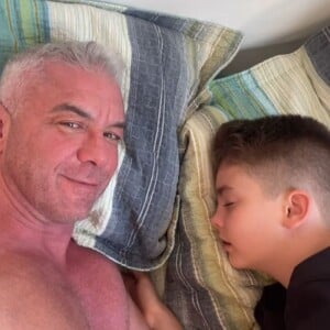 Alezinho passou mais um fim de semana com o pai, Alexandre Correa