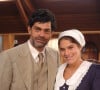 Eduardo Moscovis e Priscila Fantin na novela Alma Gêmea