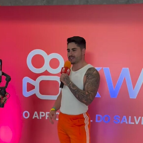 Lucas Souza trabalhou neste domingo no festival Salve o Sul