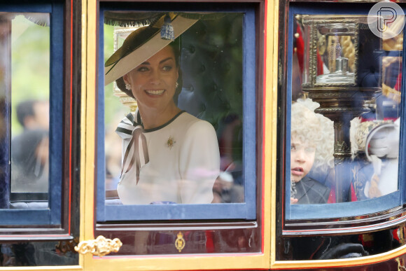 Kate Middleton foi o centro das atenções do Trooping the Colour, que celebra o aniversário do Rei Charles III 