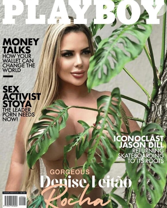 Hoje completamente diferente, Denise Rocha é a mais nova capa da Playboy África