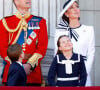 Kate Middleton e príncipe William surgiram com os filhos no Trooping the Colour