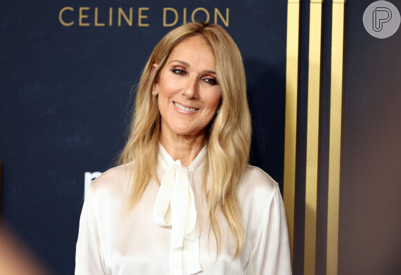 Céline Dion em junho de 2024, durante evento de lançamento do documentário