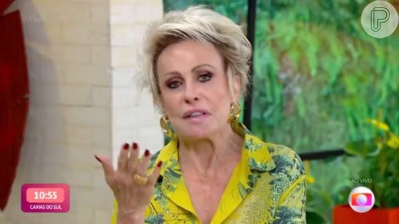 Ana Maria Braga, apresentadora do 'Mais Você', ficou com pena de Duda Beat após cantora falar que não comeu em seu programa