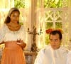 Ritinha (Aisha Jambo), Luís Jerônimo (Daniel de Oliveira) e Boanerges (Tony Ramos) em Cabocla